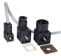 LASC290414-001 Din Connector for 3/8" and 1/2" ASCO Valves