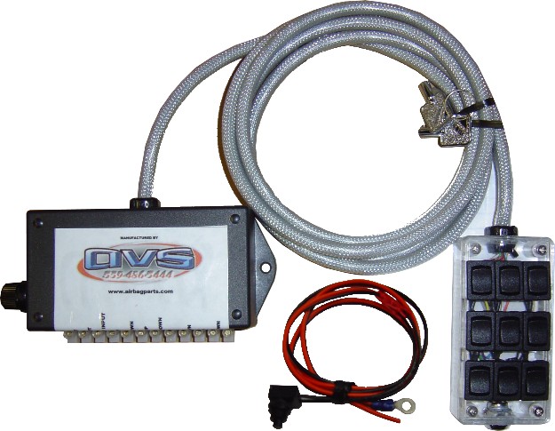 AVSARC-9-LED LED display 9 switch box rocker switch 4"x2"x1"