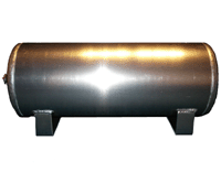 LRD-3 Aluminum Air Tank (3) 1/2" ports 19"L x 7"D x 8.25"H (1 PORT ON EACH END & ONE ON BOTTOM) DOT APPROVED PN 111193