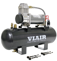 VIA20007 Viair Air Source Kit with a 380C Compressor mounted on 2.0 Gallon Tank * 55% Duty Cycle