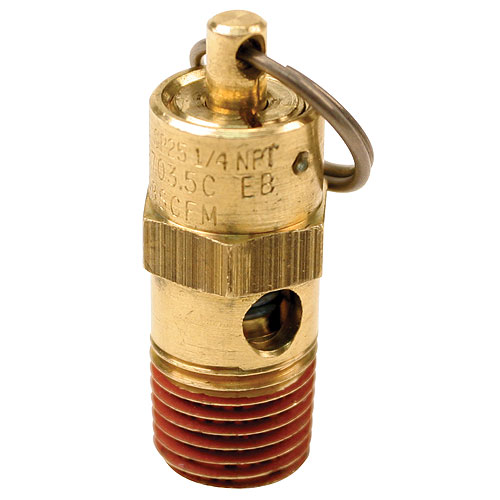 VIA92205 Safety valve 205psi 1/4