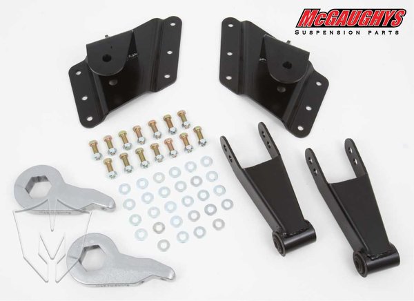 MCG33080 2"/4" or 2"/5" Economy Kit for 2002-2008 GM Truck 3500 Dually - 8 Hole Factory Hanger (2WD/4WD)