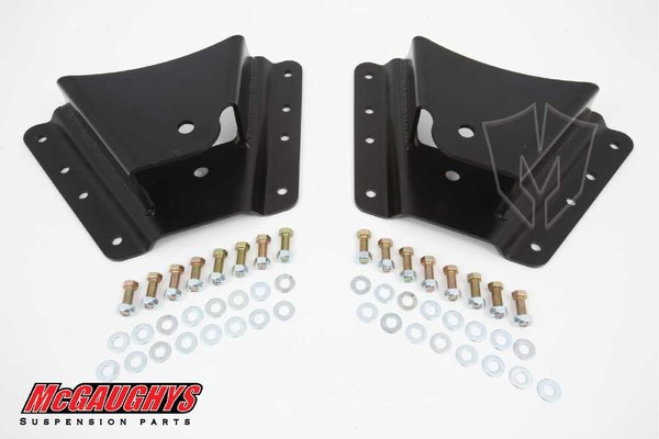 MCG33085 Rear Leaf Spring Hangers for 2002-2010 GM Truck 2500 (2WD/4WD) **You must remove the factory over load leaf to do this drop**