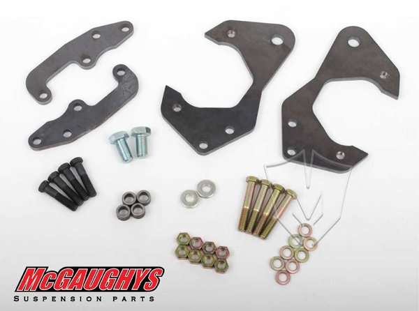 MCG63224 Front Disc Brake Brackets for 1955-1957 Chevy Car, 1958-1964 Fullsize Chevy Car (2WD) **will not work with 14" wheels**