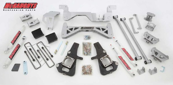 MCG52001 7" Premium Lift Kit for 2002-2010 GM 3500 (2WD, Diesel) (Silver Powdercoated)