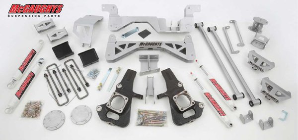 MCG52051 7 Premium Lift Kit for 2002-2010 GM 3500 (4WD Diesel) (Silver Powdercoated)