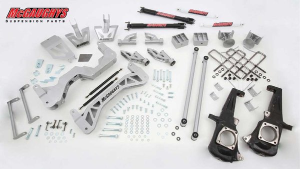 MCG52301 7" Premium Lift Kit for 2011-2016 GM Truck 3500 (2WD) (Silver Powdercoated)