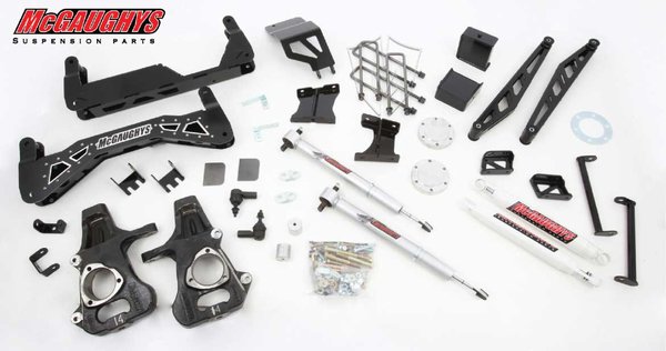 MCG50767-SSB 7 Premium Stainless Steel Lift Kit for 2014-2016 GM Truck 1500 (4WD) **must know steel or aluminum spindle and contol arms**