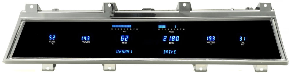 DAKVFD3-66C-CVL 66-67 Chevy Chevelle/ El Camino Digital Instrument System