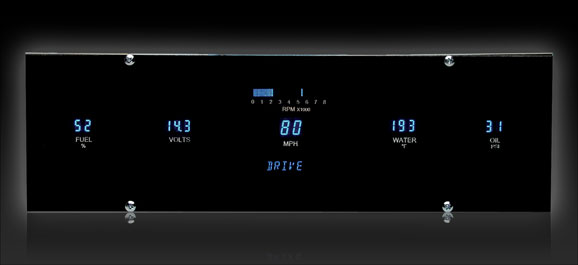 DAKVFD3-1000-L Universal 4.3 x 14 Rectangle Digital Instrument