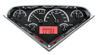 DAKVHX-55C-PU-K-R 1955-59 Chevy Pickup VHX System Black Style Face Red Display