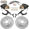 LSMFG 92-04 Chevy S10 Rear Disc Brake Conversion Kit (Includes E-Brake ...