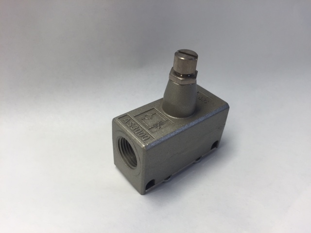 SMCAS3000-N03 Inline 3/8 npt Flow Control Valve