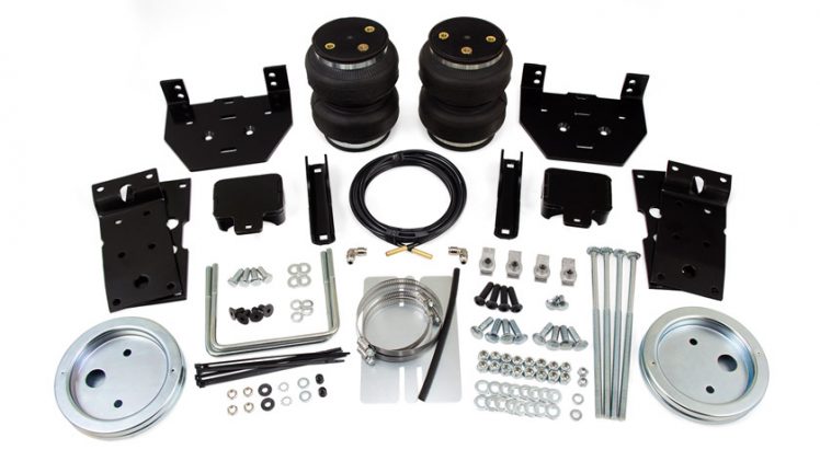 AIR-57399 17'-18' Ford F450 Load Lifter 5000 Series Helper Bag setup