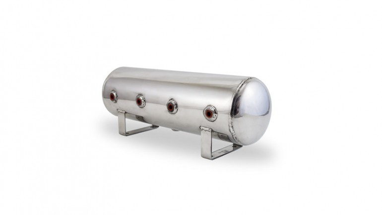 Air Lift Aluminum 2.5 Gallon 5-Port Polished Air Tank (12958)