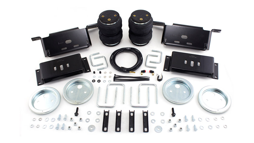 AIR-88291 LoadLifter 5000 ULTIMATE with internal jounce bumper; Premium Leaf Spring Leveling Kit