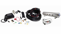 Air Lift Performance 3P System - 3/8", 4Gal 7-Port Polished Air Tank, 444C Compressor (27789)